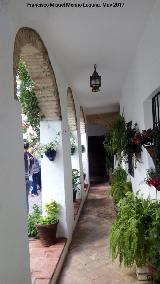 Casa de la Calle Martínez Rücker nº 1. Soportal del patio