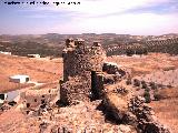 Castillo del Berrueco. Torreón circular derecho