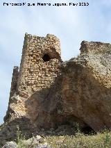 Castillo del Berrueco. Torreón circular izquierdo