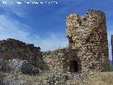 Castillo del Berrueco. Torreón circular izquierdo