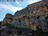 La Mota. Murallas. Torreón de la Puerta de Santiago y muralla
