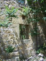 Ermita-Hospedería Madre de Dios del Campo. Ventana del muro Este