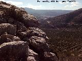 Peñas de Castro. Vista de Los Villares