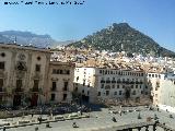 Catedral de Jaén. Fachada. Vistas desde el balcón izquierdo