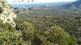 Peñas de Castro. Vistas desde su ladera