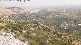 Peñas de Castro. Vistas hacia Jaén