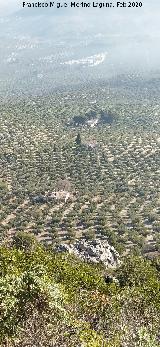 Peñas de Castro. Vistas hacia el oeste