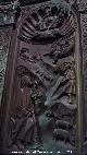Catedral de Jan. Coro. San Joaqun recibe el anuncio