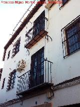 Casa de la Calle Montero Moya n 15. Balcones