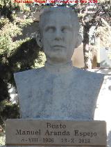 Monumento al Beato Manuel Aranda Espejo. Busto
