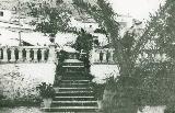 Palacio Surez del guila. Foto antigua. Patio-Jardn. Fotografa I.E.G.