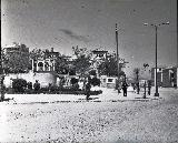 Plaza de las Batallas. Foto antigua. Archivo IEG