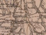Aldea Graena Alta. Mapa 1862