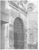 Convento de Santo Domingo. Foto antigua. Fachada de la iglesia