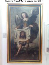 Santo Rostro. Ángel sosteniendo el Santo Rostro. Anónimo siglo XVIII. Museo Provincial de Jaén