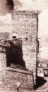 Muralla de Jan. Torren del Conde de Torralba. Foto antigua