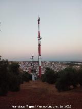 Cerro del Prior. Antena de comunicaciones