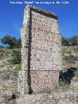 Calzada romana de Sisapo. Inscripcin romana
