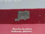 Historia de Jan. Visigodos. Broche de placa liriforme de bronce, siglos VI-VIII. Museo Provincial de Jan