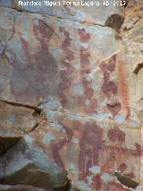 Pinturas rupestres de las Vacas del Retamoso IV. 