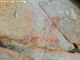 Pinturas rupestres de las Vacas del Retamoso IV. Bitriangulares