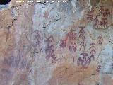Pinturas rupestres de la Pea Escrita. Grupo III. Panel