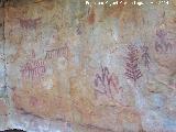 Pinturas rupestres de la Pea Escrita. Grupo IV. Panel