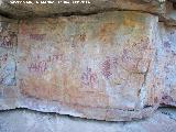 Pinturas rupestres de la Pea Escrita. Grupo IV. Continuidad con los otros grupos