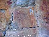 Pinturas rupestres de la Pea Escrita. Grupo IV. Barras izquierdas