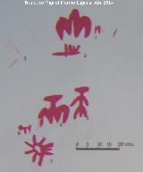 Pinturas rupestres de la Pea Escrita. Grupo V. Panel