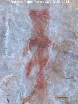 Pinturas rupestres de la Pea Escrita. Grupo VI. Antropomorfo
