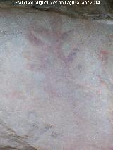 Pinturas rupestres de la Pea Escrita. Grupo VII. Ramiforme