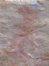 Pinturas rupestres de la Pea Escrita. Grupo IX. Antropomorfo superior