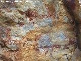 Pinturas rupestres de La Batanera III. Restos superiores