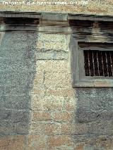 Muralla de Jan. Lienzo de la Calle Portillo n 2. Lugar aproximado donde topara la muralla con la Catedral