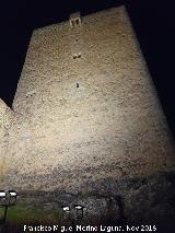 Castillo Nuevo de Santa Catalina. Torre del Homenaje. De noche