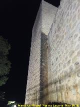 Castillo Nuevo de Santa Catalina. Torre de la Vela. De noche