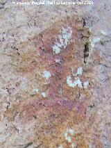 Pinturas rupestres del Frontn IV. Antropomorfo superior