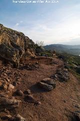 Oppidum de Giribaile. Cueva Santuario. Antes de excavar