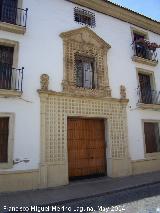 Casa de la Calle Agustín Moreno nº 37. Portada