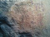 Pinturas rupestres del Poyo de los Machos. Pectiniforme, figuras imprecisas y punto negro