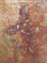 Pinturas rupestres del Poyo de los Machos. Antropomorfo golondrina
