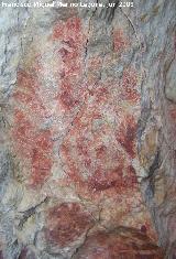 Pinturas rupestres de la Cueva de Ro Fro. Manchas