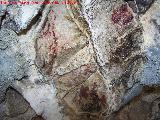 Pinturas rupestres de la Cueva de Ro Fro. Pinturas del techo