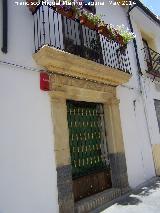Casa de la Calle Sánchez de la Peña nº 4. Portada