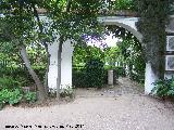 Palacio de Viana. Patio de la Alberca. Arcos que lo separan del Jardín