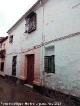 Casa de la Calle San Juan de la Cruz n° 7. Fachada