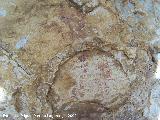 Pinturas rupestres del Poyo de la Mina II. Restos de pinturas