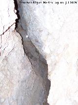 Cueva del Poyo de la Mina. Techo