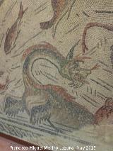 Marroquíes Altos. Mosaico romano siglo IV dC. Diosa del mar Tetis. Museo Provincial